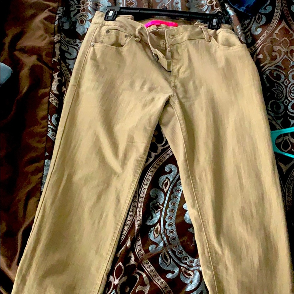 Gold colored Jeans